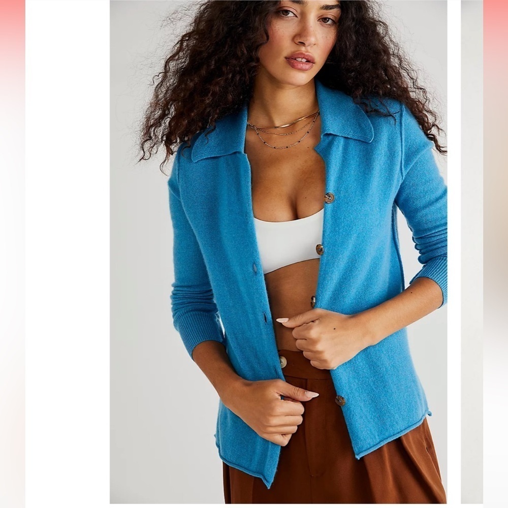 Free People Paloma Cashmere Cardigan Size XS Button Up Sweater NWT